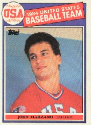1985 Topps Baseball Cards      399     John Marzano OLY RC